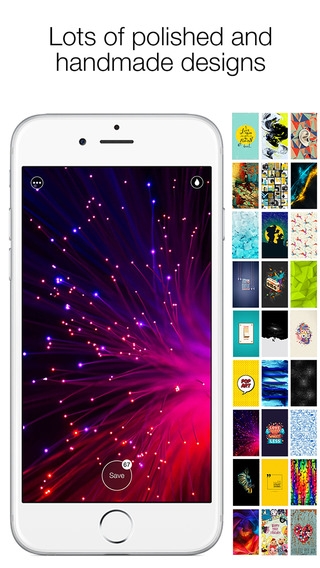 「Icon Skins ™ : Wallpapers for your iPhone」のスクリーンショット 1枚目