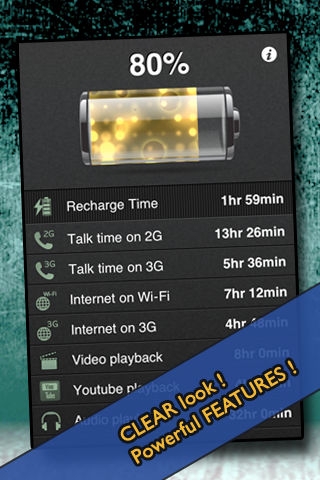 「Amber Battery Lite (+Battery Doctor/Battery Boost)」のスクリーンショット 1枚目