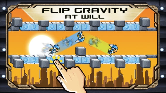 「Gravity Guy FREE!」のスクリーンショット 1枚目