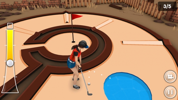 「Mini Golf Game 3D」のスクリーンショット 2枚目