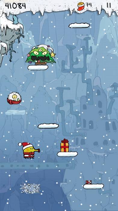 「Doodle Jump Christmas PLUS」のスクリーンショット 3枚目