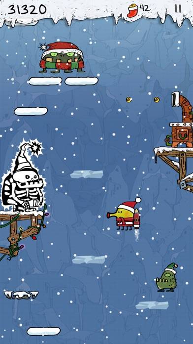 「Doodle Jump Christmas PLUS」のスクリーンショット 2枚目