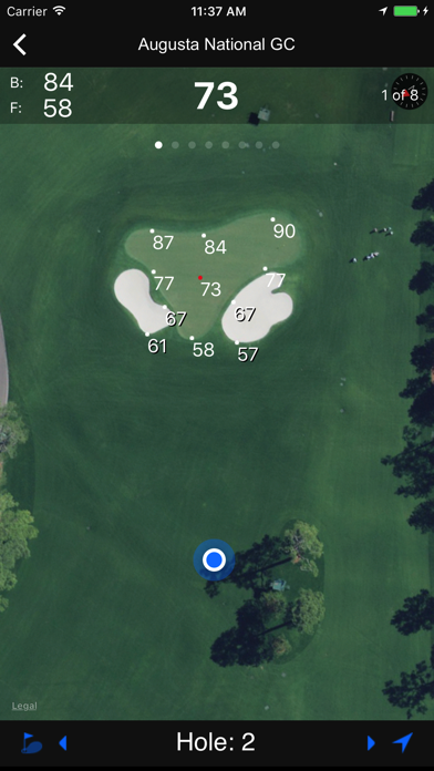 「SkyDroid - Golf GPS」のスクリーンショット 2枚目