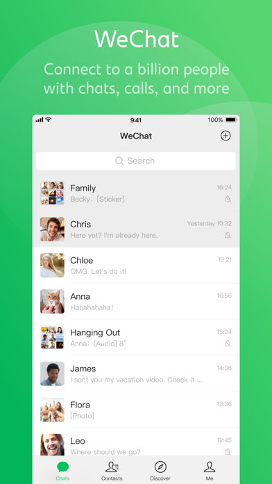 「WeChat」のスクリーンショット 1枚目