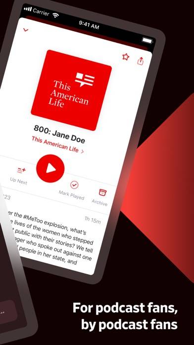 「Pocket Casts: Podcast Player」のスクリーンショット 2枚目