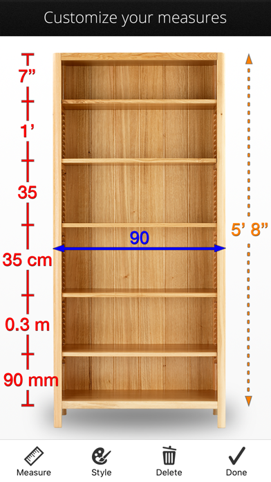 「Photo Measures」のスクリーンショット 3枚目