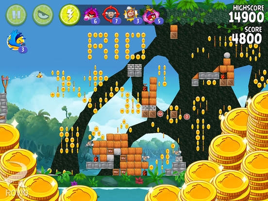 「Angry Birds Rio HD」のスクリーンショット 2枚目