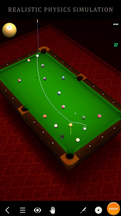 「Pool Break Lite - 3Dビリヤードやスヌーカー」のスクリーンショット 2枚目