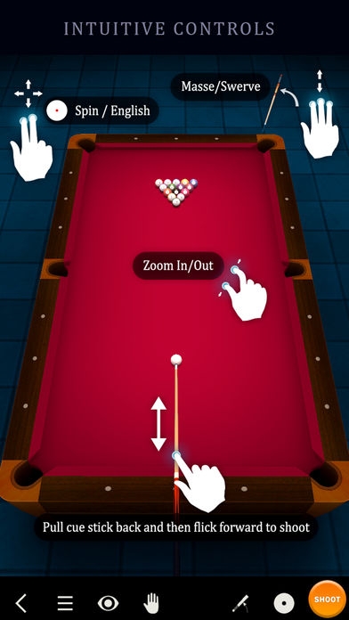 すぐわかる Pool Break Lite 3dビリヤードやスヌーカー Appliv すぐわかる Pool Break Lite 3dビリヤードやスヌーカー Appliv