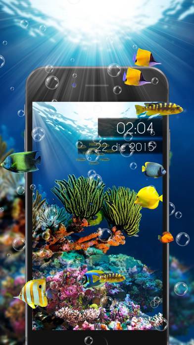 「Amazing Aquarium Clock LITE」のスクリーンショット 1枚目
