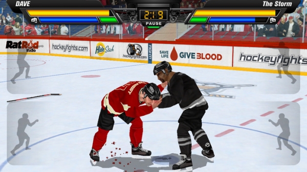 「Hockey Fight Pro」のスクリーンショット 1枚目