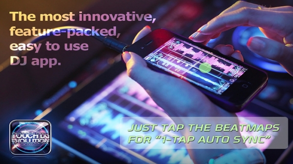 「Touch DJ™ Evolution - Visual Mixing, Key Lock, AutoSync」のスクリーンショット 1枚目