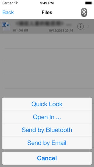 「Bluetooth Share - Sharing Photos/Contacts/Files」のスクリーンショット 3枚目
