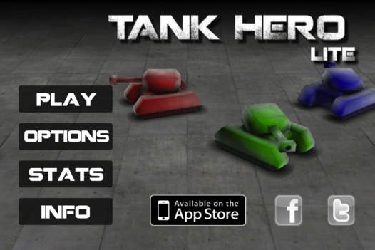「Tank Hero Lite」のスクリーンショット 1枚目