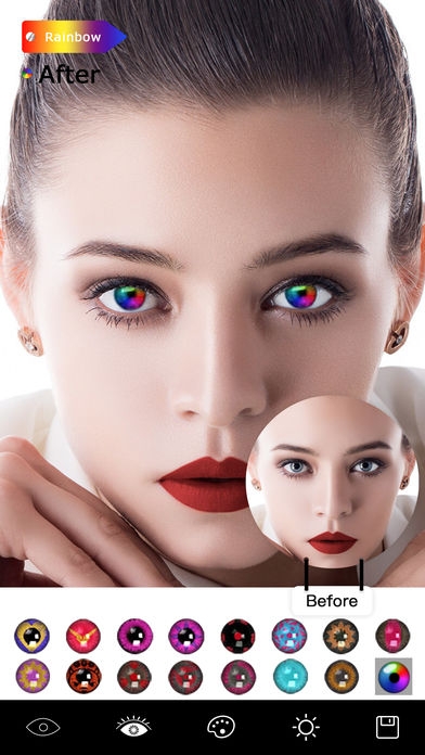 「Magic Eye Color-Face Makeup Plus&Red Eyes Remover」のスクリーンショット 3枚目