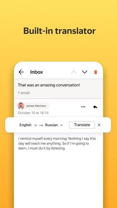 「Yandex.Mail - Email App」のスクリーンショット 3枚目