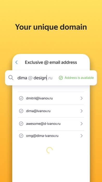 「Yandex Mail - Email App」のスクリーンショット 1枚目