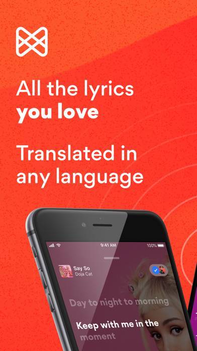 「Musixmatch Lyrics Finder」のスクリーンショット 1枚目