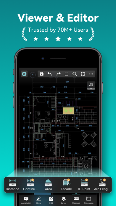 「DWG FastView-CAD図面を設計・閲覧するツール」のスクリーンショット 1枚目