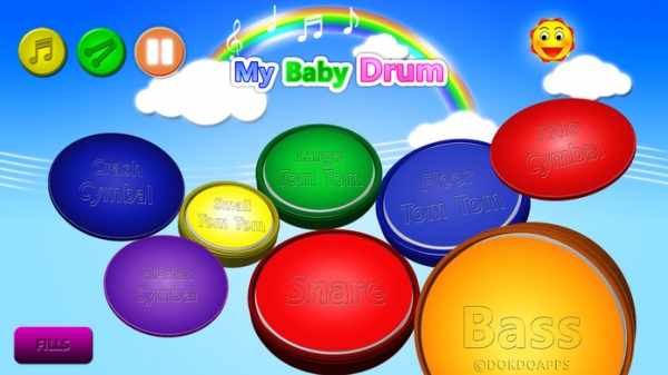 「私の赤ちゃん ドラム」のスクリーンショット 1枚目