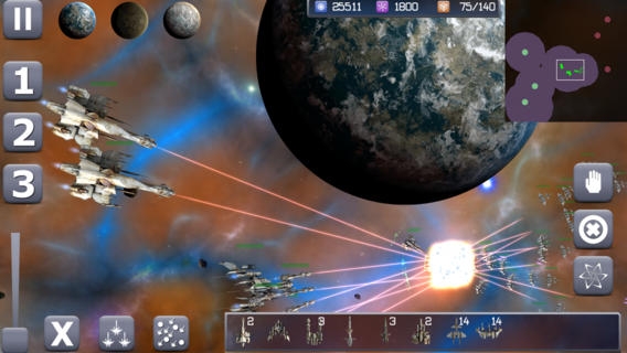 「Galactic Conflict RTS」のスクリーンショット 2枚目