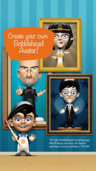 「Bobbleshop - Bobble Head Avatar Maker」のスクリーンショット 1枚目