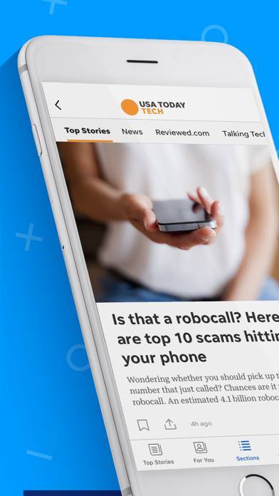 「USA TODAY - News: Personalized」のスクリーンショット 1枚目