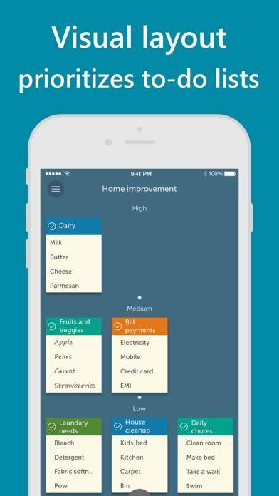 「Orderly - Simple to-do lists」のスクリーンショット 2枚目
