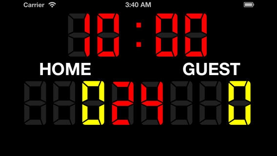 「Basketball Scoreboard.」のスクリーンショット 1枚目