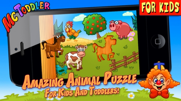 「すばらしい動物パズル子供および幼児のための - Animal Puzzle」のスクリーンショット 1枚目