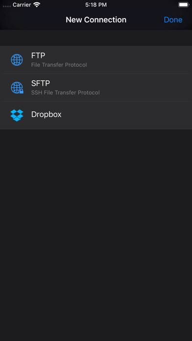 「FTPManager - FTP, SFTP client」のスクリーンショット 3枚目