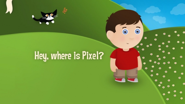 「Pixel and Parker : 子供のための読書アドベンチャーゲーム」のスクリーンショット 2枚目