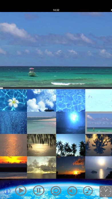 「海の風景と音のビデオアプリ "Sleeping Mind 1 Sea"リラックス＆ヒーリング」のスクリーンショット 2枚目