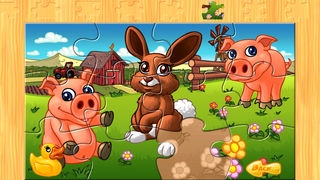 「子供のための動物のパズル - 農場 - Animal Puzzle for Kids & Tots」のスクリーンショット 1枚目