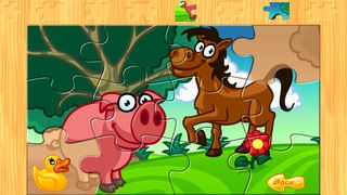 「子供のための動物のパズル - 農場 - Animal Puzzle for Kids & Tots」のスクリーンショット 2枚目