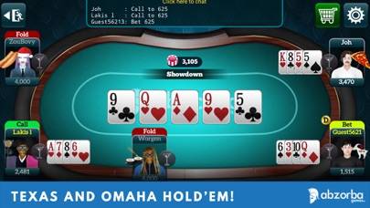 「Poker Live Omaha & Texas」のスクリーンショット 1枚目