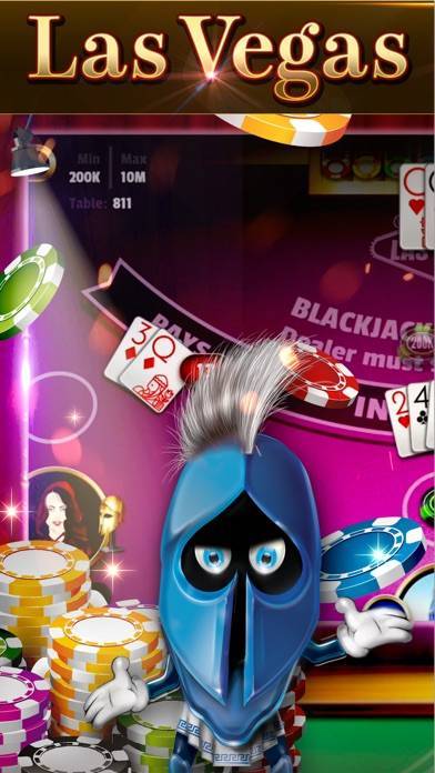 「ブラックジャック21：オンラインカジノのカードゲーム」のスクリーンショット 1枚目