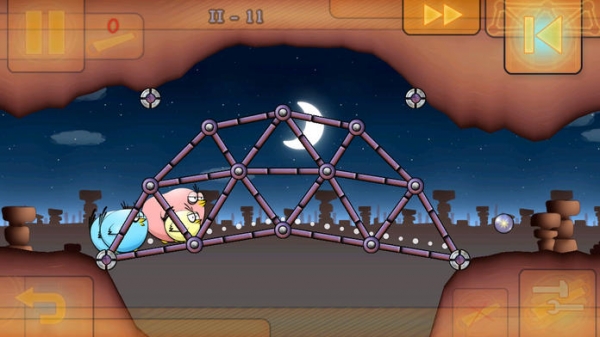 「Fat Birds Build a Bridge! HD」のスクリーンショット 2枚目