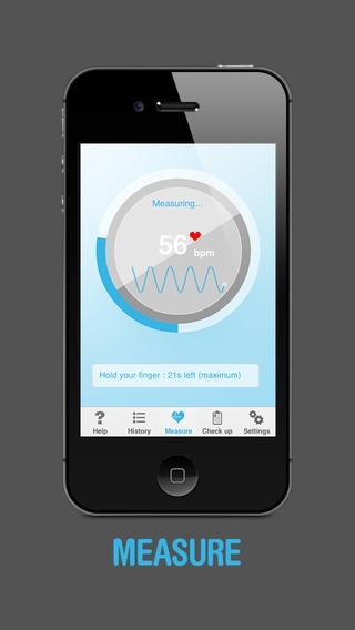 「Heart Beat Rate Pro - Heart rate monitor」のスクリーンショット 1枚目