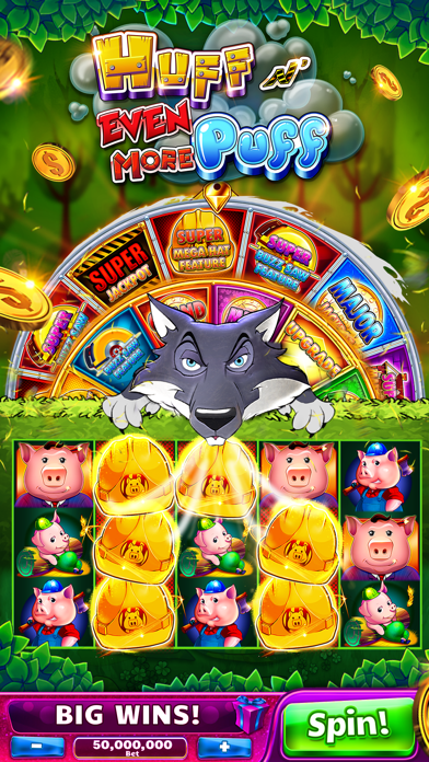 「Jackpot Party - Casino Slots」のスクリーンショット 1枚目