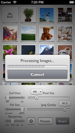 「Reduce - Batch Resize Images and Photos for iPhone & iPad」のスクリーンショット 1枚目