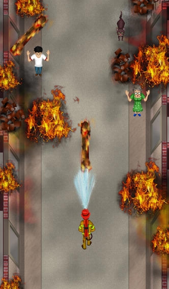 「911緊急消防や警察の無料ゲーム - 火の戦い消防士」のスクリーンショット 3枚目