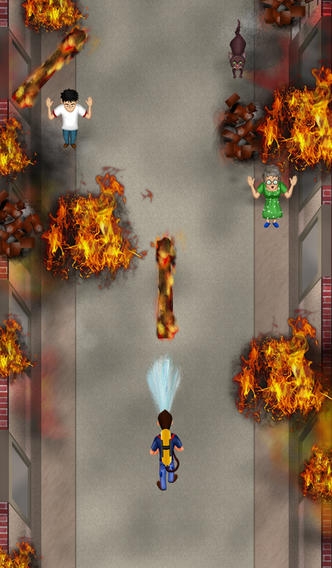 「911緊急消防や警察の無料ゲーム - 火の戦い消防士」のスクリーンショット 2枚目