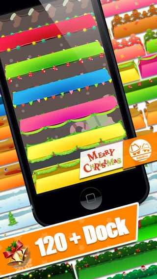 「クリスマスホーム画面壁紙ザイナー - iOS 7 Edition」のスクリーンショット 3枚目