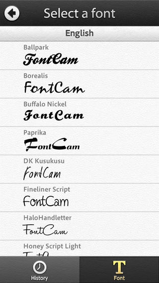 「FontCam （フォントカム）写真加工カメラアプリ」のスクリーンショット 3枚目