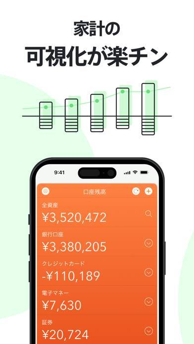 「Moneytree 家計簿より楽チン」のスクリーンショット 2枚目