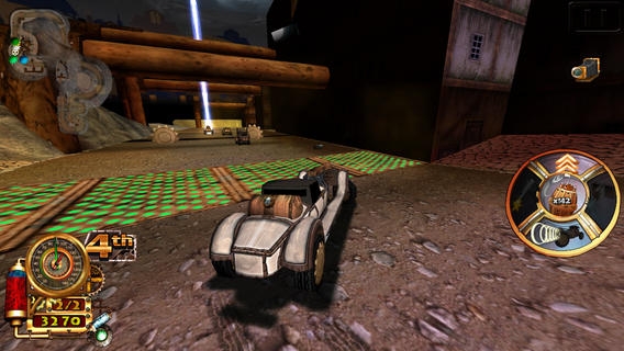「Steampunk Racing 3D」のスクリーンショット 2枚目