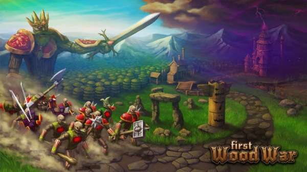 「First Wood War - strategy with epic campaign and PvP clash」のスクリーンショット 1枚目