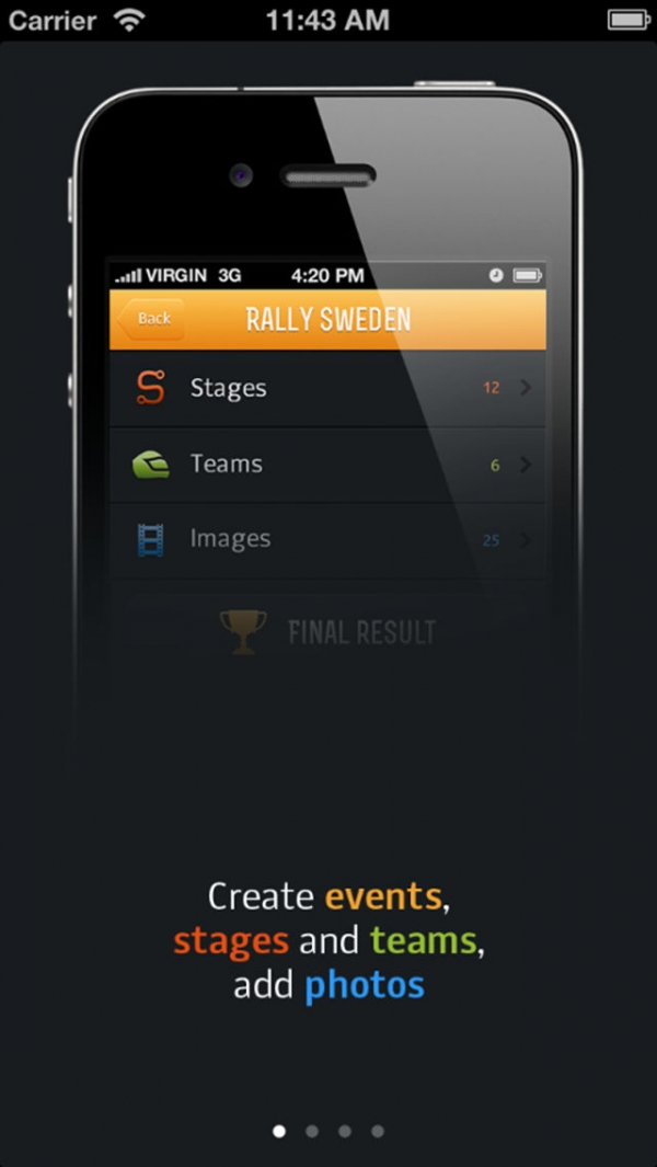 「Rallymeter Timing app」のスクリーンショット 3枚目