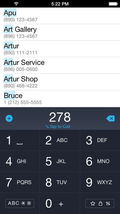 「iCaller - T9 search contacts」のスクリーンショット 1枚目